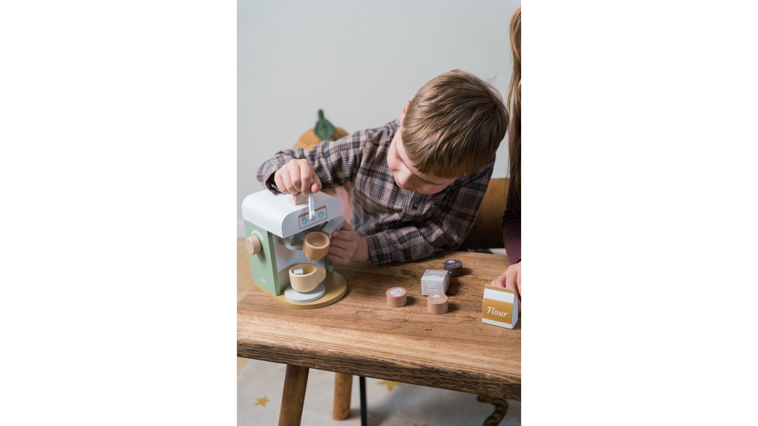 Kaffeemaschine Holz Xl Geschenkbox 13 Teile